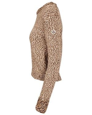 Moncler Round-Neck Knitwear - Neutro