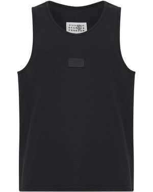 MM6 by Maison Margiela Sleeveless Jumpers - Black