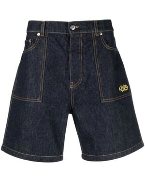 Off-White c/o Virgil Abloh Denim Shorts - Blue
