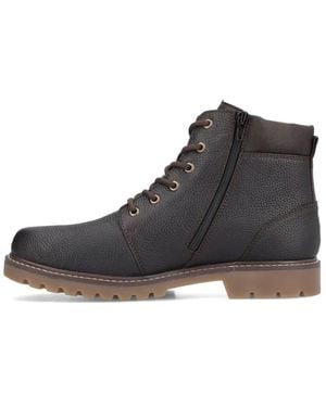 Rieker Lace-Up Boots - Black