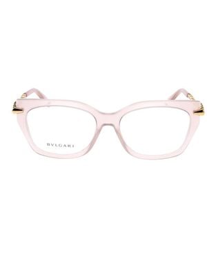 BVLGARI Accessoires ,Roze ,Stijlvolle Brillencollectie - Metallic