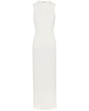 Envelope Maxi Dresses - White