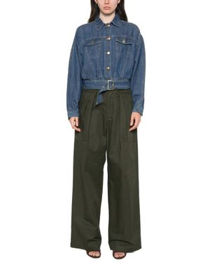 Jijil Jassen ,Blauw ,Denim Donkere Denim Jas