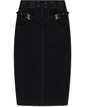 Versace Jeans Couture Denim Skirts - Nero