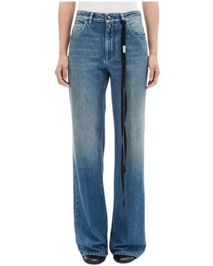 Ann Demeulemeester Boot-Cut Jeans - Azul