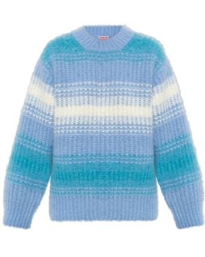 KENZO Round-Neck Knitwear - Blue