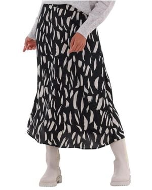 Object Midi Skirts - Schwarz