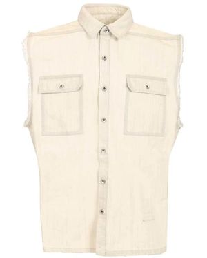 Rick Owens Short Sleeve Shirts - Neutro