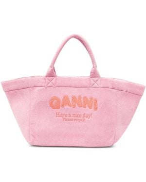 Ganni Tote Bags - Rosa
