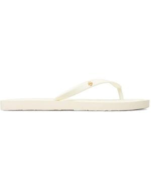 Tory Burch Flip Flops - White