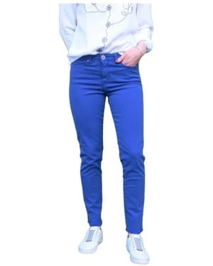 Denim Studio Katy hose mit fransenbund - Blau