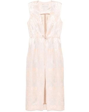 Dries Van Noten Belted Coats - Rosa