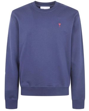 Ami Paris Sweatshirts - Azul