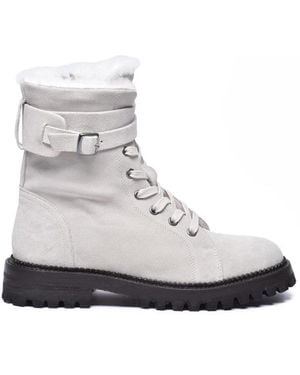 Eleventy Winter Boots - Blanco