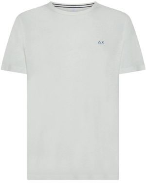 Sun 68 T-Shirts - White