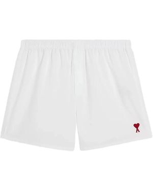 Ami Paris Short Shorts - Bianco