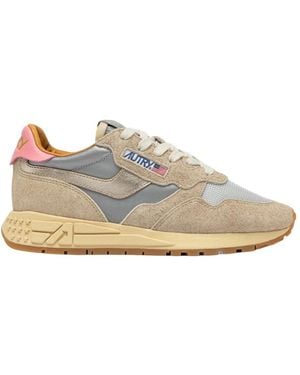 Autry Schoenen ,Veelkleurig ,Nylon Reelwind Low - Wit