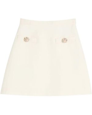 Valentino Short Skirts - Natural