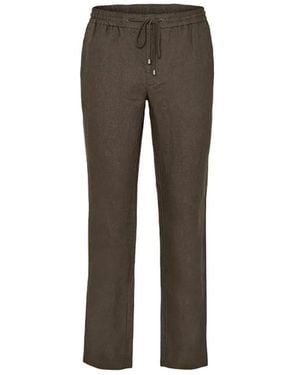 Sand Straight Trousers - Grijs