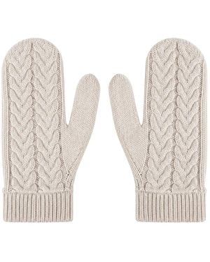 Max Mara Albany Fäustlinge - Weiß