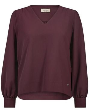 Mos Mosh Overhemden ,Paars ,Blouses