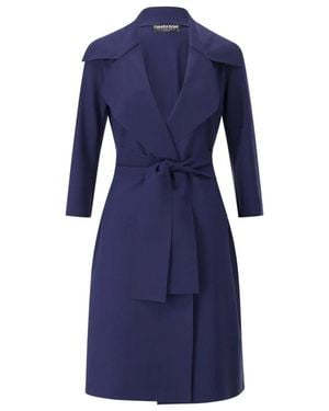 Chiara Boni Belted Coats - Blue