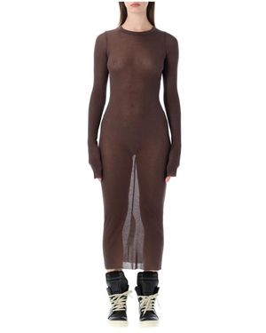 Rick Owens Knitted Dresses - Brown