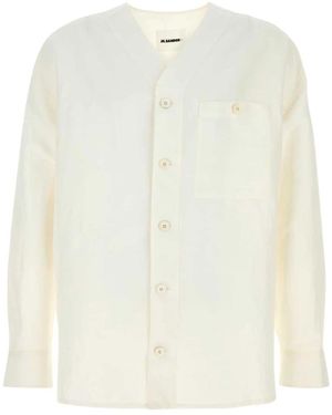 Jil Sander Casual Shirts - White