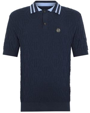 Philipp Plein Polo Shirts - Blue