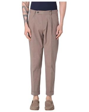 Paolo Pecora Slim-Fit Trousers - Marrone