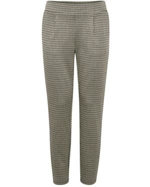 Ichi Slim-Fit Trousers - Grey