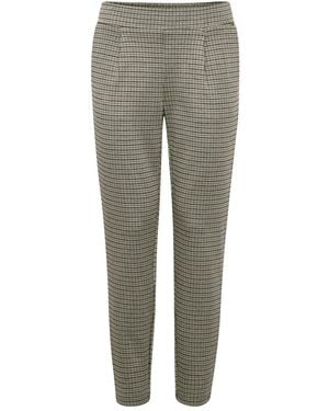 Ichi Slim-Fit Trousers - Grey
