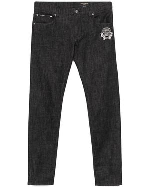 Dolce & Gabbana Slim-Fit Jeans - Nero
