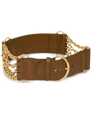Chloé Kameragürtel Mit Kette - Braun