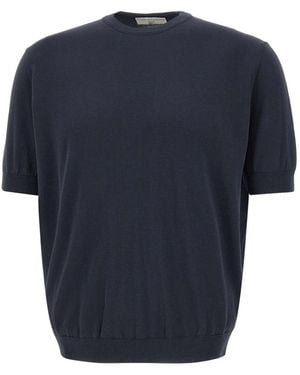 FILIPPO DE LAURENTIIS Round-Neck Knitwear - Blue