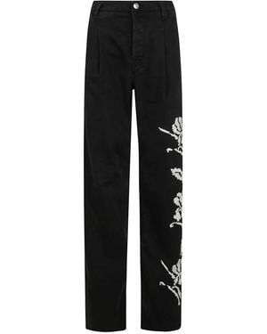 Ermanno Scervino Straight Fit Jeans - Black