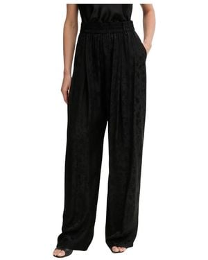 Pinko Broeken ,Zwart ,Bedonia Wijde Broek