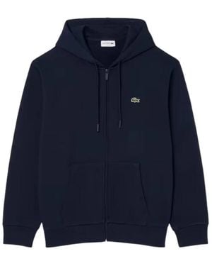 Lacoste Full Zip Hoodie - Blauw