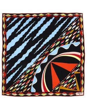 PUCCI Silky Scarves - Noir