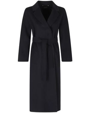 Max Mara Belted Coats - Negro