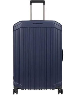 Piquadro Large Suitcases - Blue