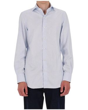 Finamore 1925 Formal Shirts - Blue