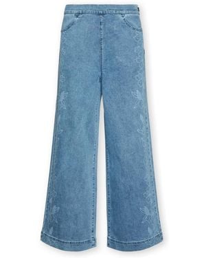 Elena Miro Wide Jeans - Azul