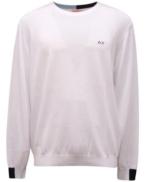 Sun 68 Round-Neck Knitwear - Purple