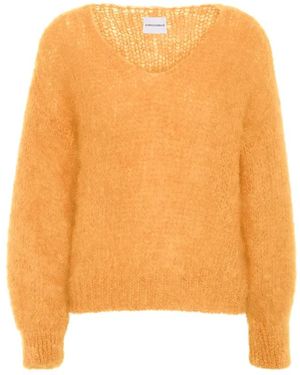 American Dreams Milana Ls Mohair Strick - Orange