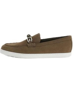 Guess Heaws Suede Moccasin Fmjheasue14 - Grün
