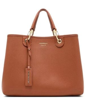 Emporio Armani Tote Bags - Brown