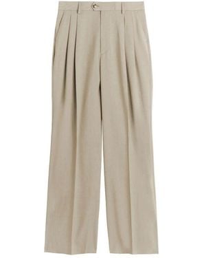 Sand Wide Trousers - Neutre