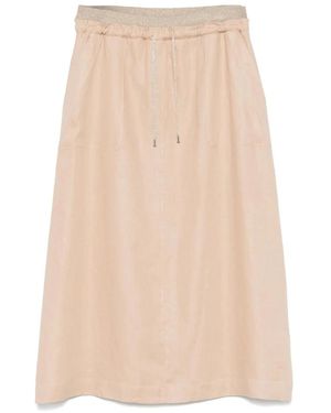 Gran Sasso Midi Skirts - Natural