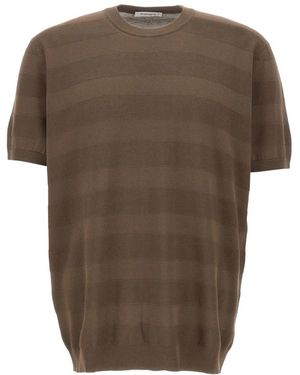 Kangra Round-Neck Knitwear - Brown